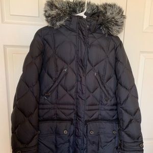 Barbour Foreshore Baffle quilted Hood Coat